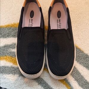 Dr. Scholl's Black Slip-On Flats